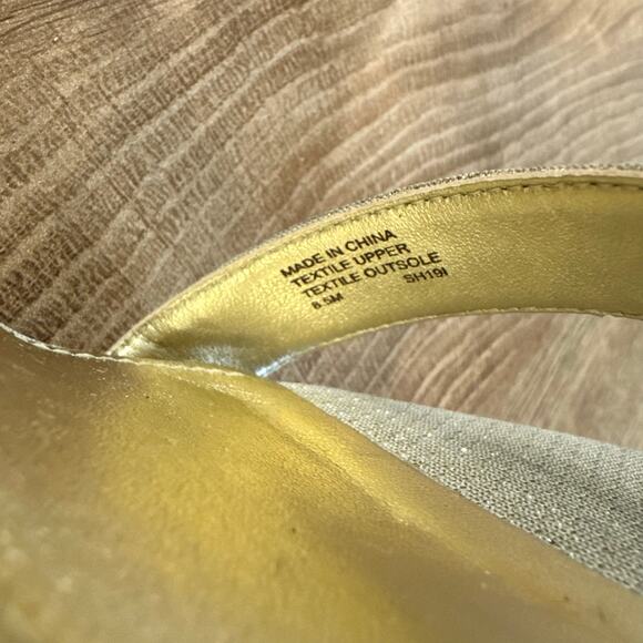 Michael Kors | Antonia Glitter Gold StilettoHeels |Women’s Size 8.5 - Picture 6 of 10